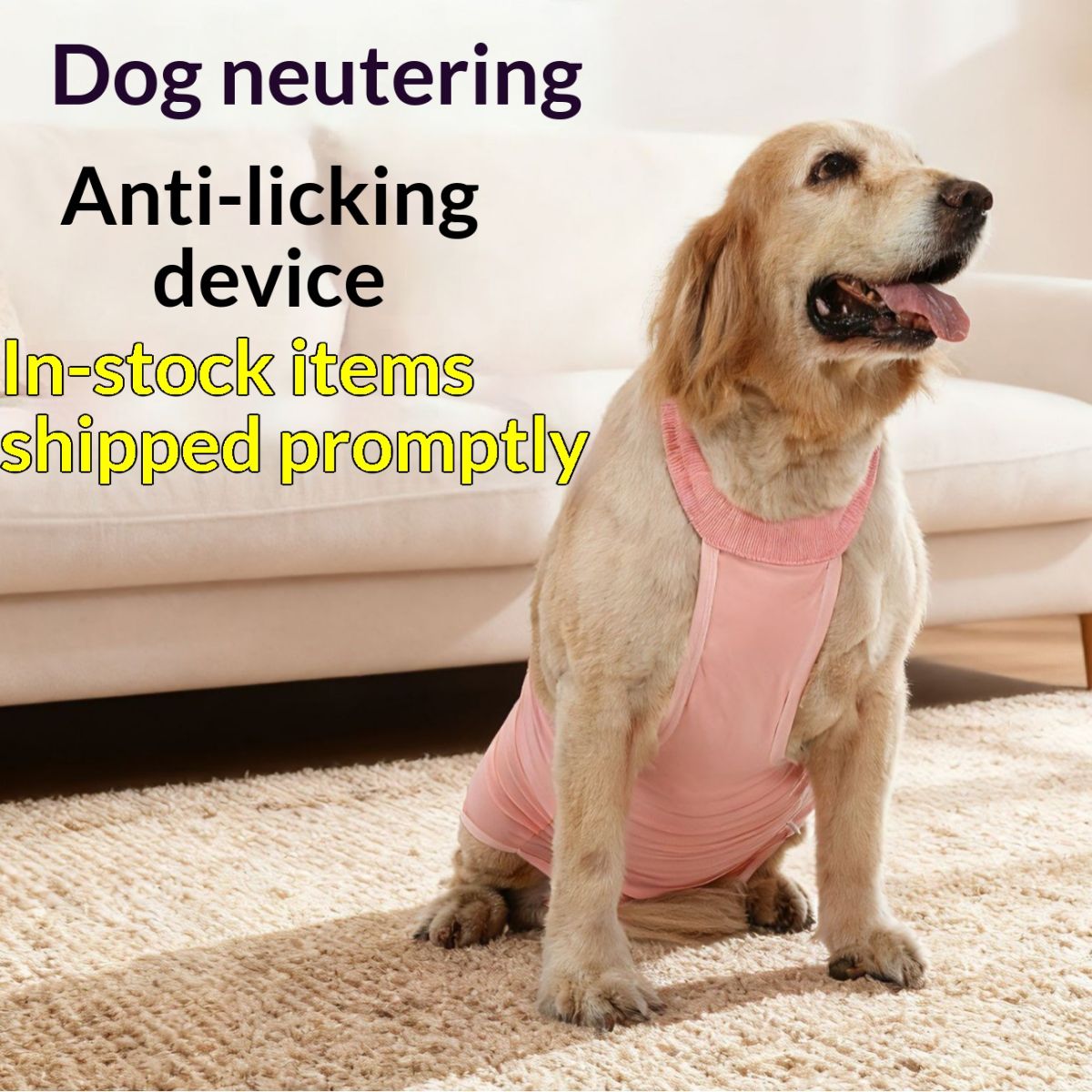 Dog Bandage-Style Breathable Anti-Licking High-Elastic Pet Protective Garment