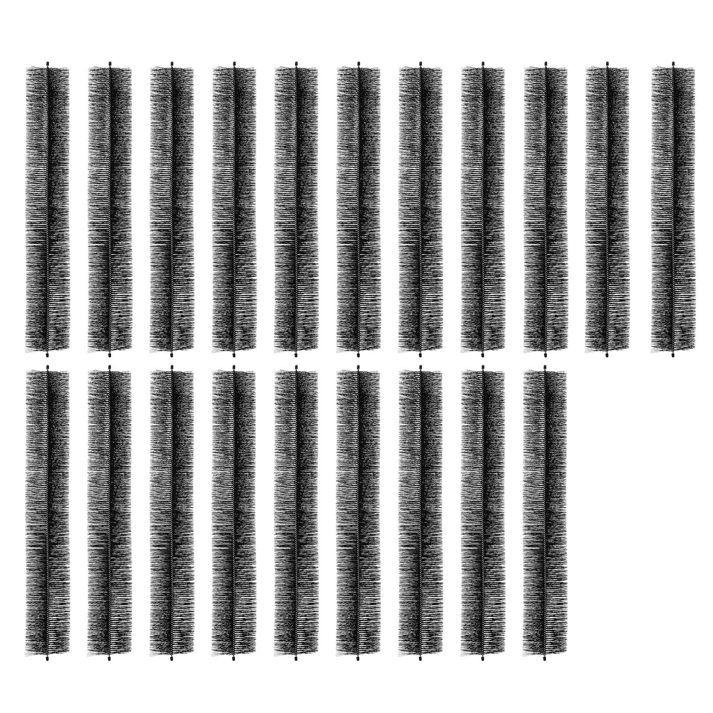 Gutter Brush, 60 Feet Total Length 5.25 Inch Diameter Gutter Cleaning Tools, Ground-Level Gutter Brush Leaf Guard For 5 Inch Gutters, Easily Clear Roof Leaves And Debris, 20 Pack