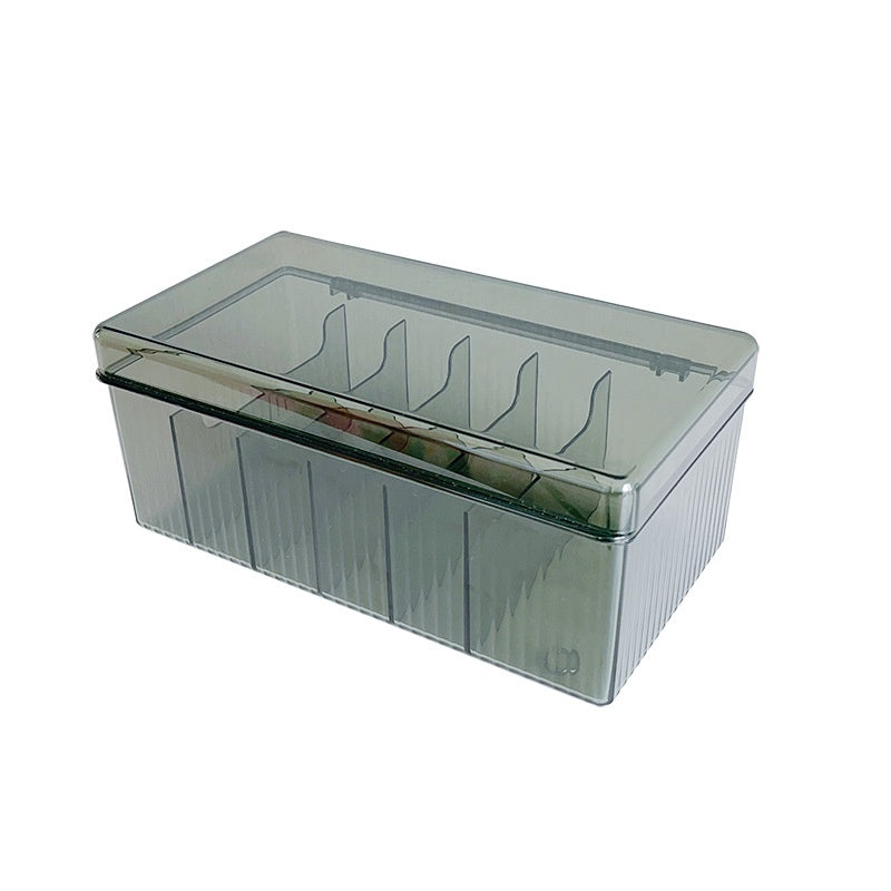 Transparent Makeup And Nail Art Storage Box With A Lid For Lashes And Nails