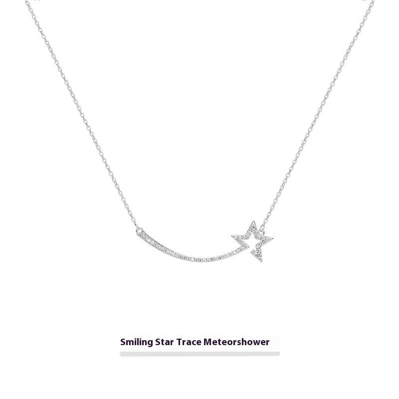S925 Sterling Silver Special Interest Light Luxury Fashion Accessories Sweater Chain Qixi Gift