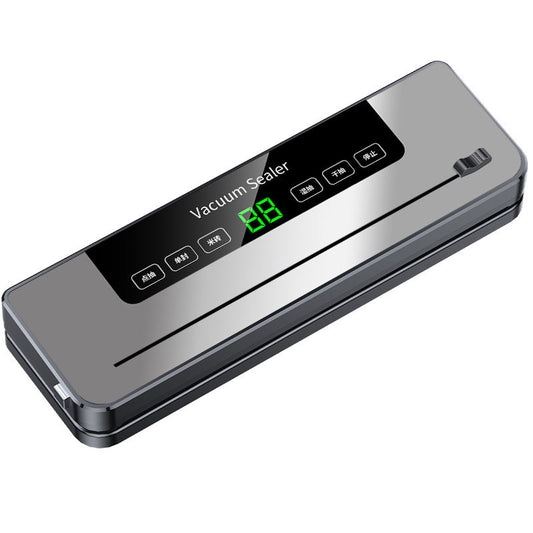 Support pan European shipping--Automatic Vacuum Sealer Machine For Household Food Preservation - Dry & Wet Use, Deep Space Gray, Includes 50 Free 20x30 Textured Bags
