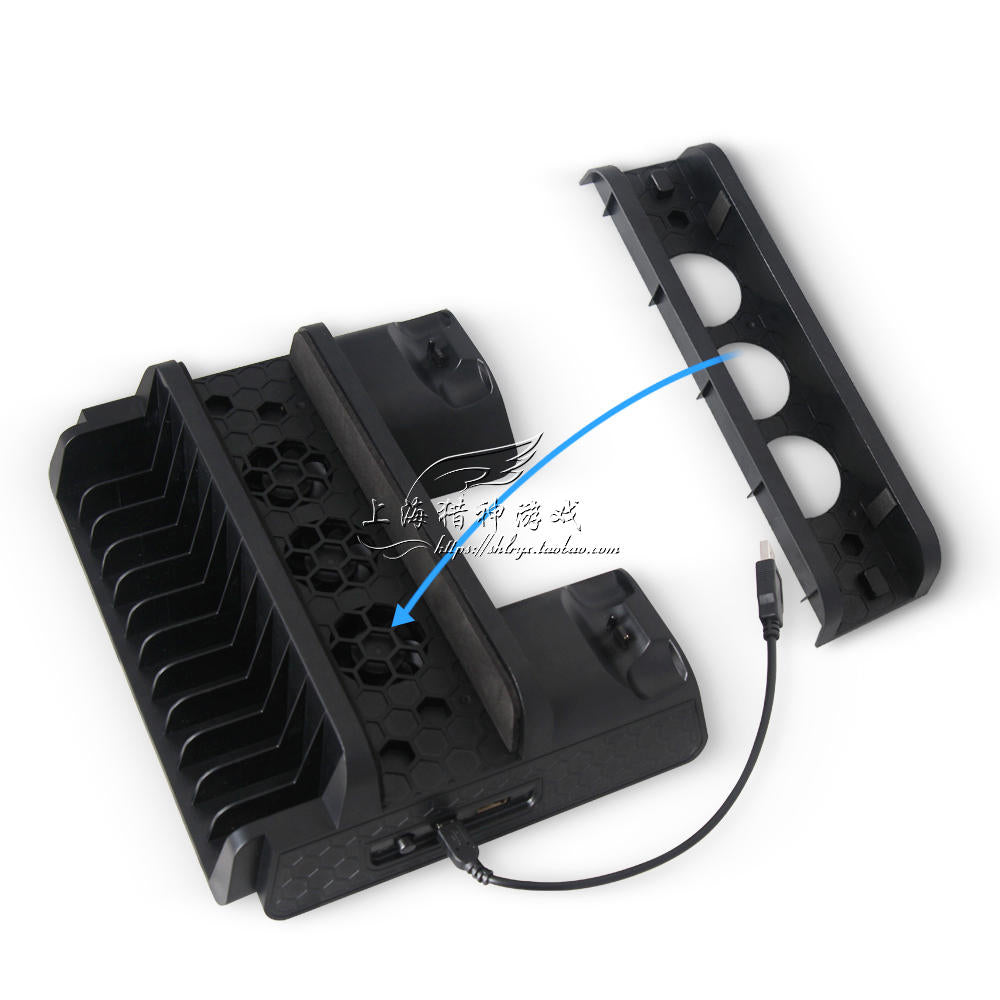 PS4 Slim Pro Bracket Fan Base Handle Seat Charge Cooling Fan Disc Holder