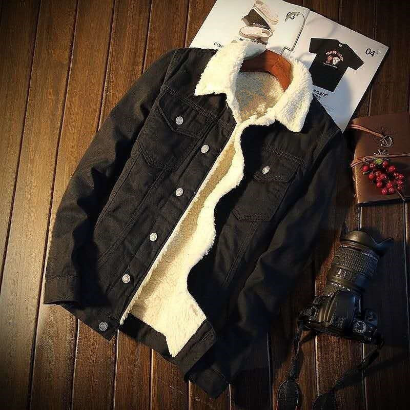 Plus-Size Korean-Style Thickened Lambswool Padded Jacket For Warmth