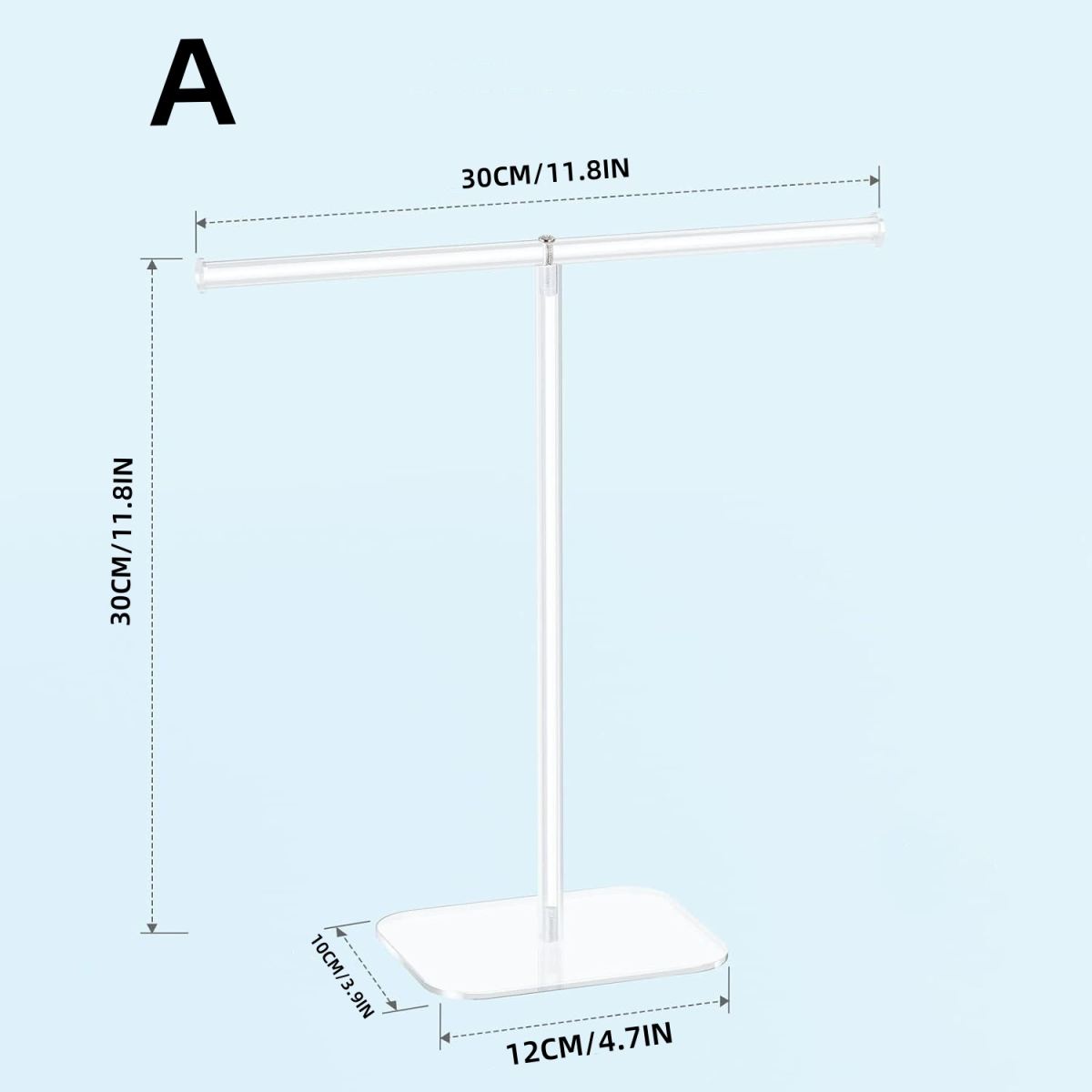 Acrylic Stand Cross-border Jewelry Display Rack For Necklaces And Hair Clips