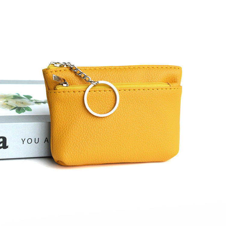 Women's Korean-style Soft Leather Fashionable Key Wallet