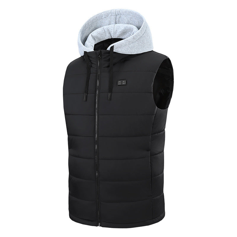 Smart Self-heating Vest Male Hat Charging Heating Thermal Vest