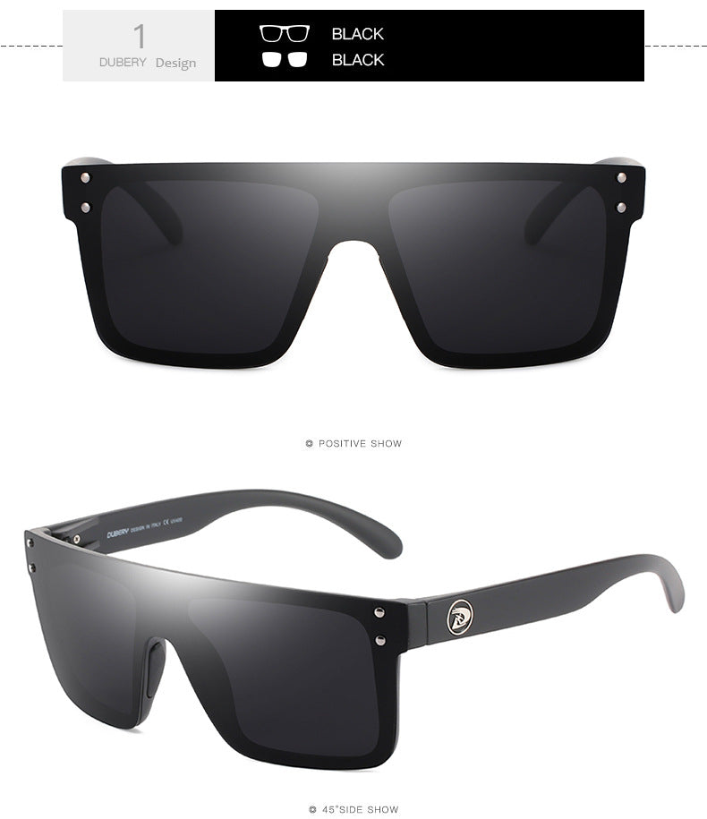 DUBERY New One-Piece Oversized Sunglasses