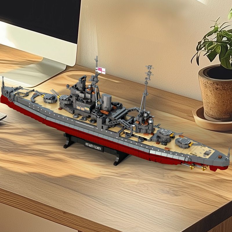 Battleship Military Building Blocks Model Assembly Toys