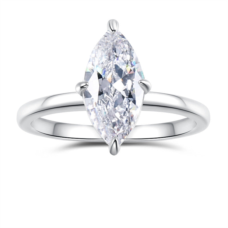 Womens Best-Selling Moissanite Casual Ring