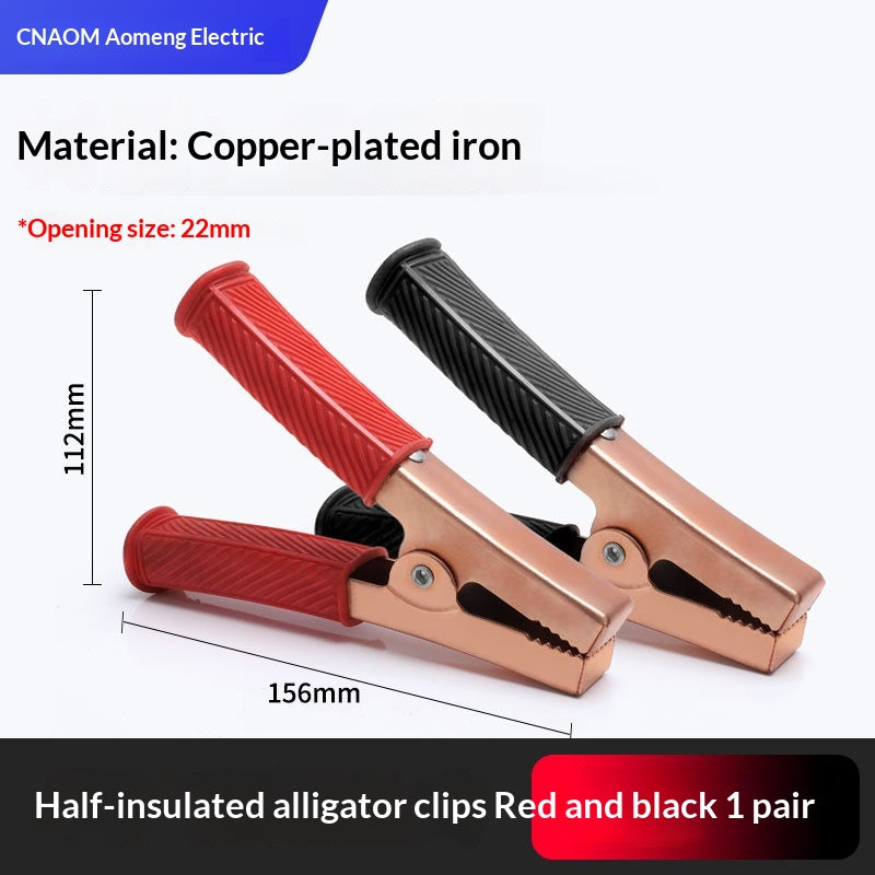 Pure Copper Alligator Clip For Car Battery Charging