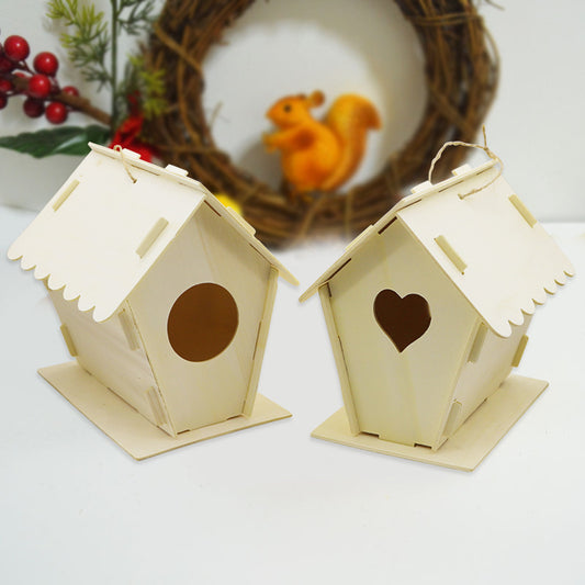 Birdhouse DIY House-style Home Decor House Ornament