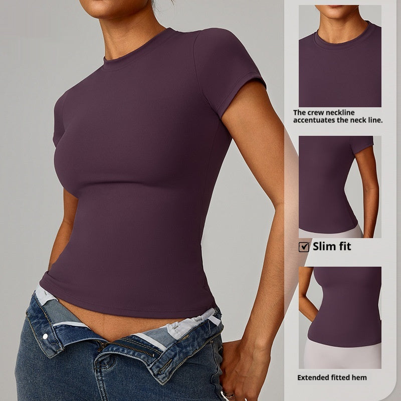Womens Short-sleeved Blouse For Outdoor Sports