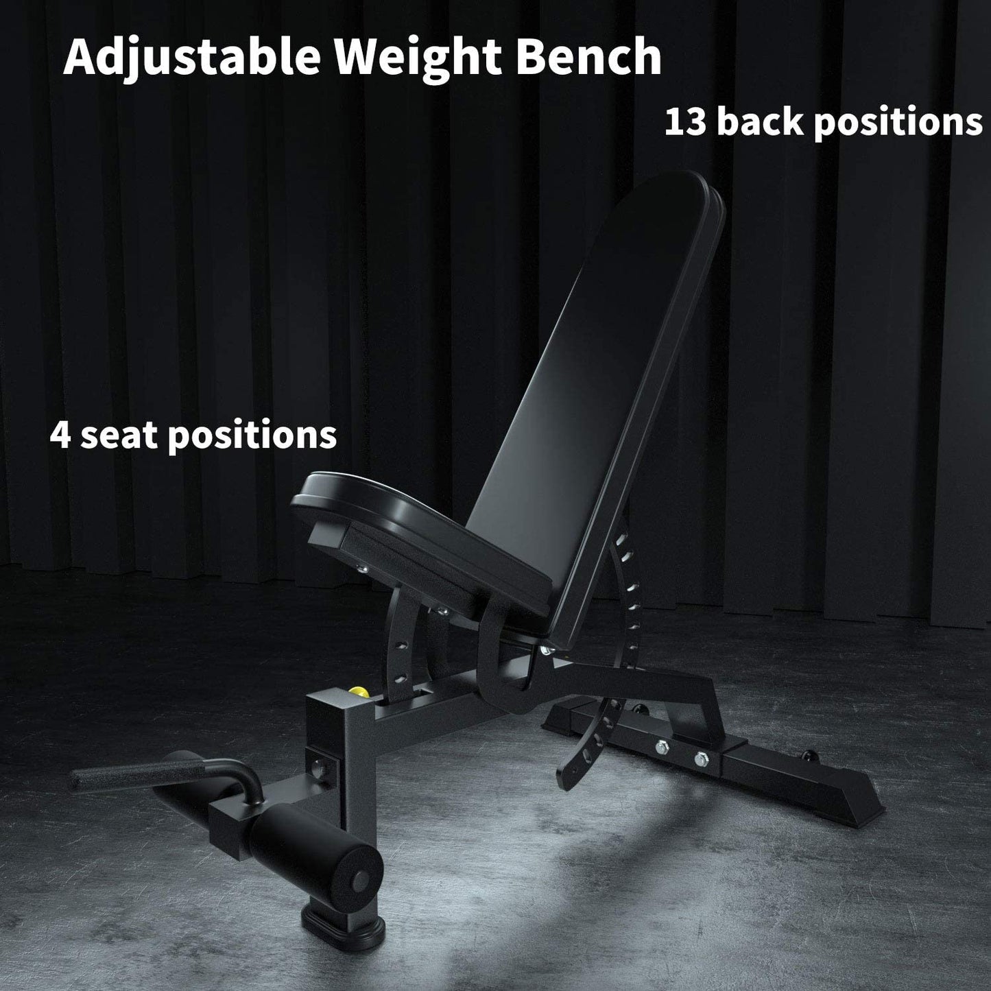 Adjustable Strength Training Bench Press Home Full Body Workout Foldable Weight Benches Gym Multi-functional Fitness Dumbbell Chair