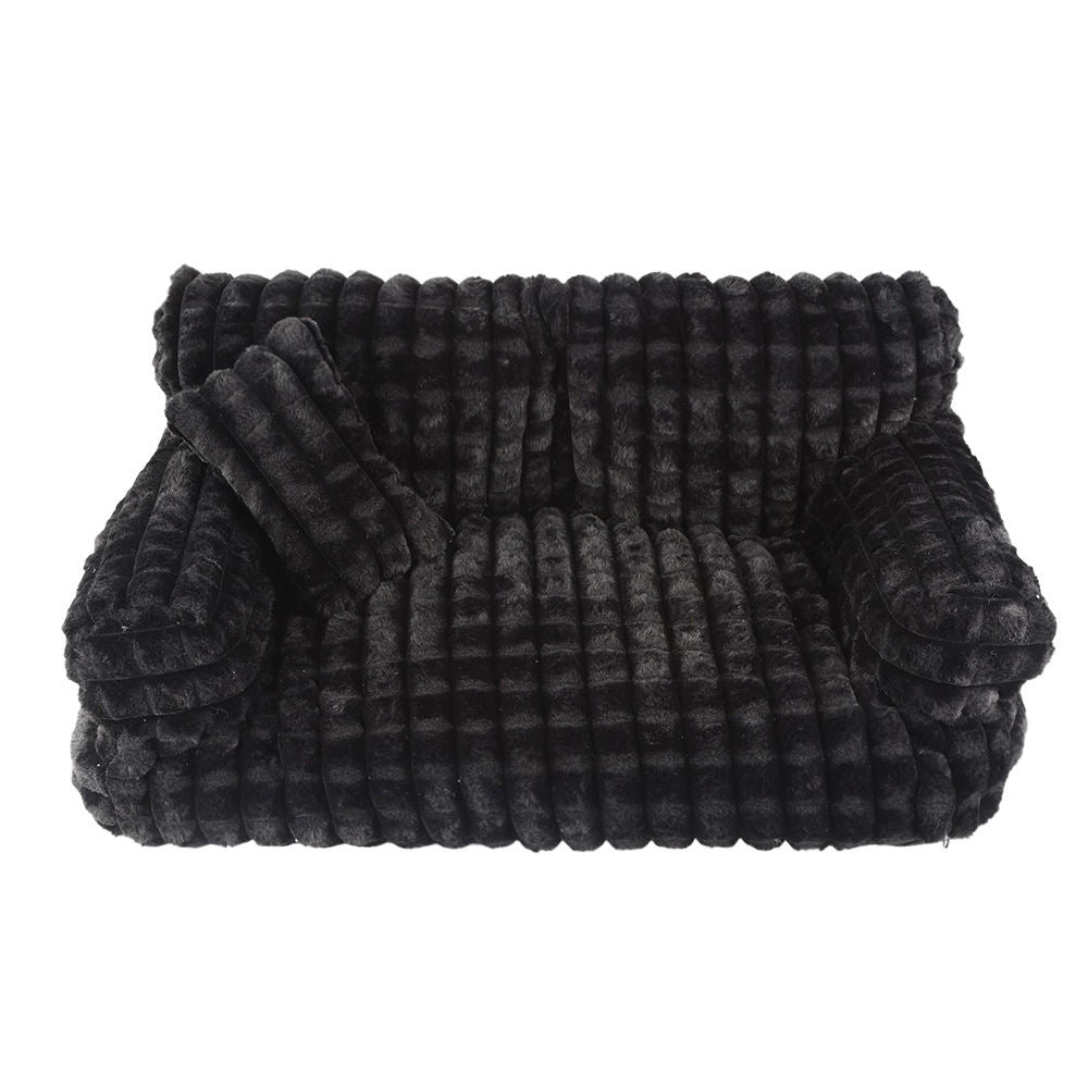 Removable And Washable Square Plaid Pet Sofa Bed