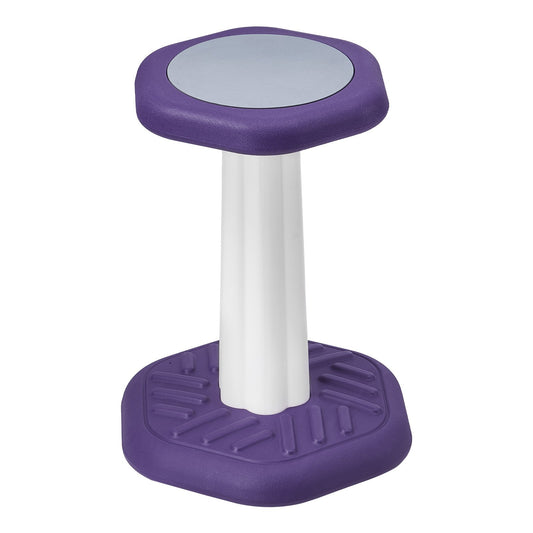 Kids Wobble Chair, Active Chair With Sponge Cushion, Wobble Stool Improves Focus, Posture And Calm Children, Ideal For Schools And Home, Age 7-14, Purple