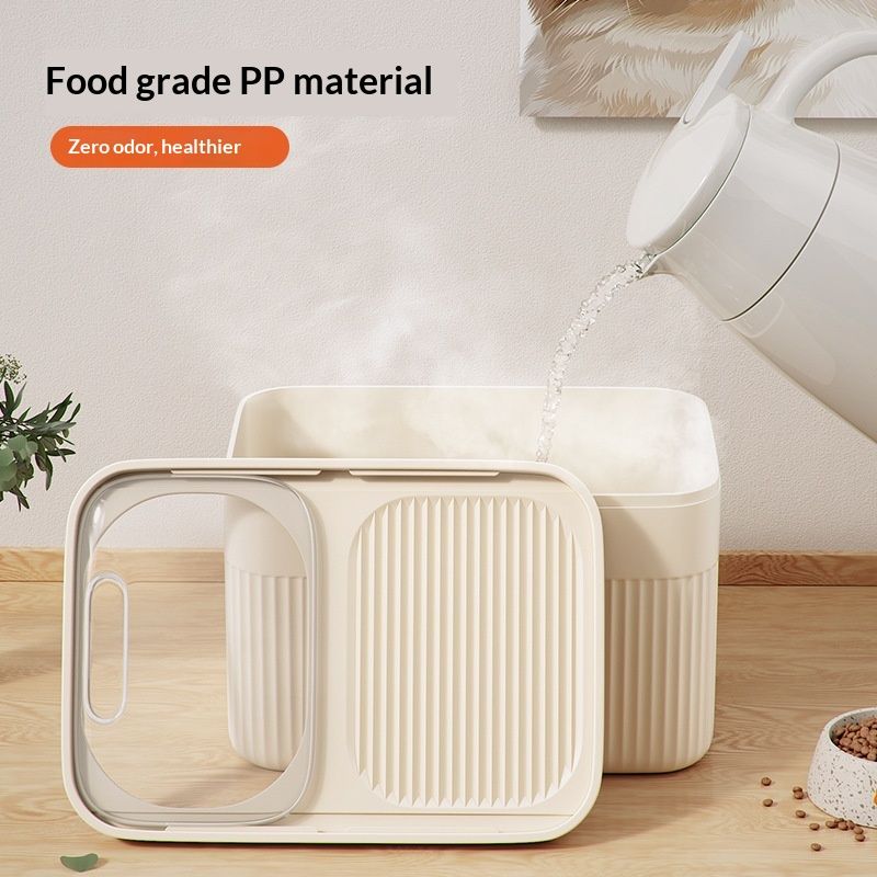 Pet Airtight Bucket Moisture-Proof Transparent Grain Storage Bucket