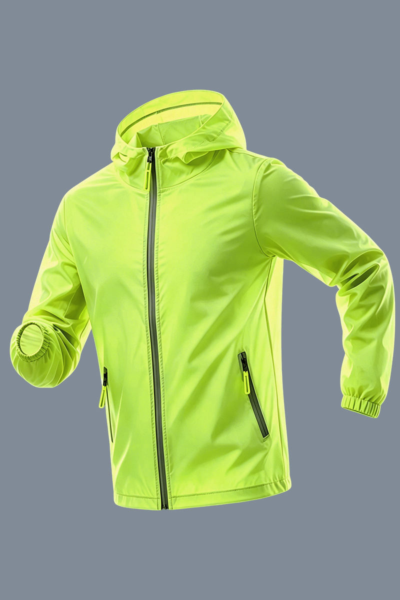 Mens Lightweight Outdoor Hooded Jacket