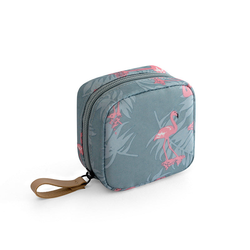 Ink Color Tone Simple Portable Printed Makeup Bag