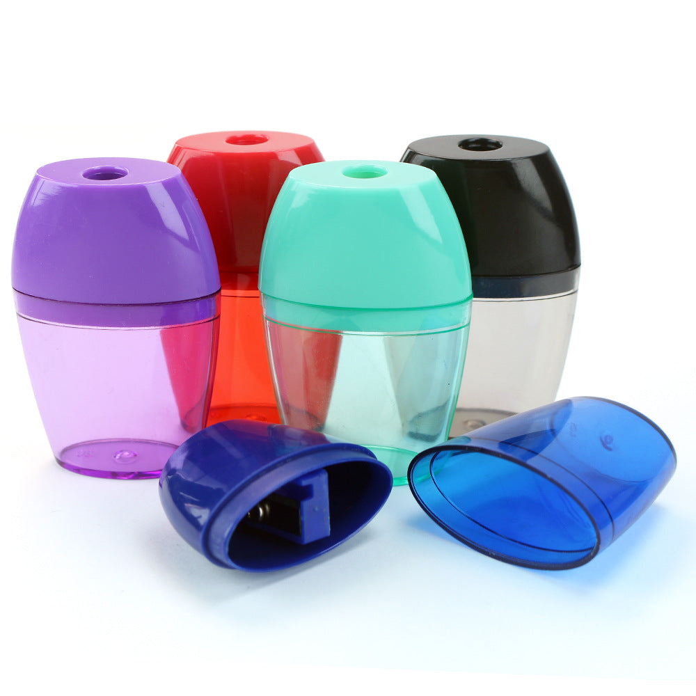 Plastic Pencil Sharpener Classic Multi-Color Pencil Sharpener School Supplies