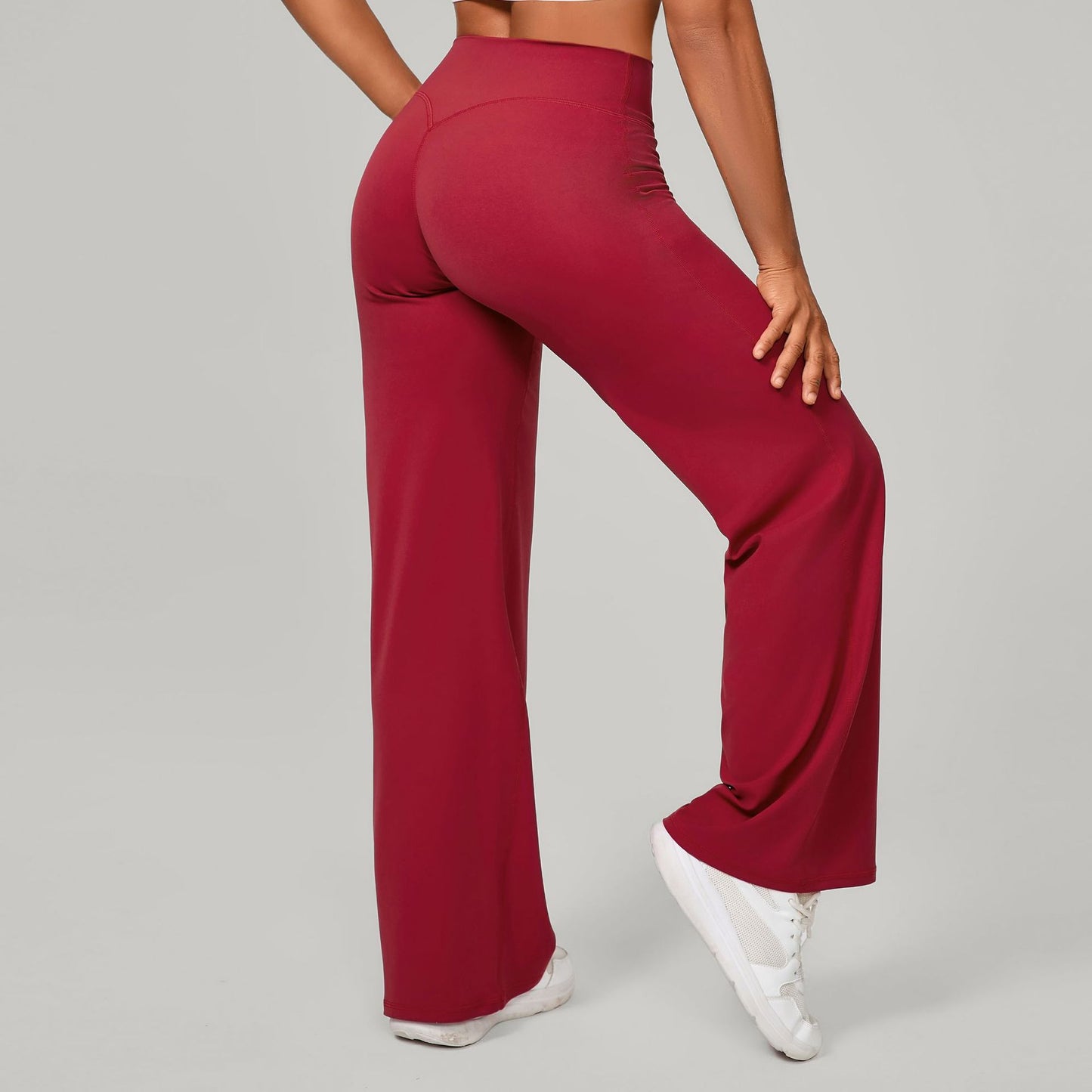 Pilates Straight Yoga Pants Versatile Loose Wide Leg Pants Running Sports Fitness Hip Show Pants