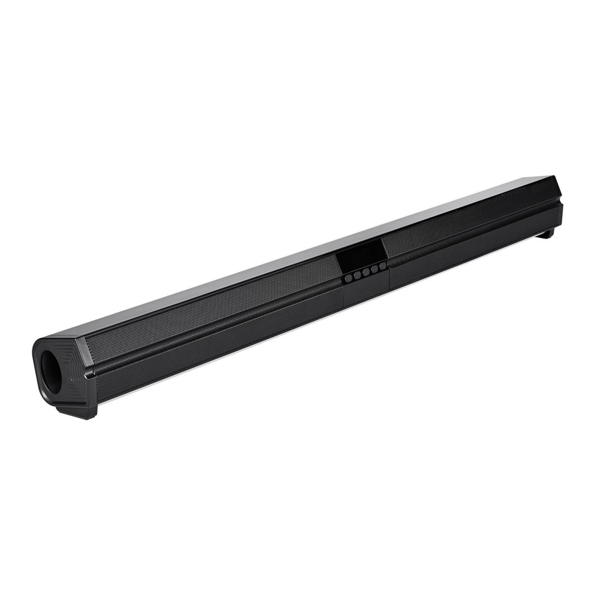 Sound Bar For Smart TV, 2.0 Channel, 32-Inch Compact Soundbar TV Speakers For Projector, Bluetooth AUX Connection, Remote Control, Easy Setup, 80W Surround Sound System For PC Home Theater Audio