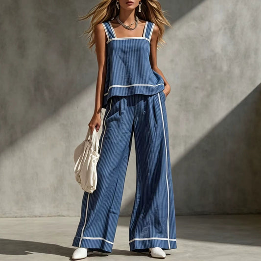Womens Summer Casual Fashion Two-Piece Set