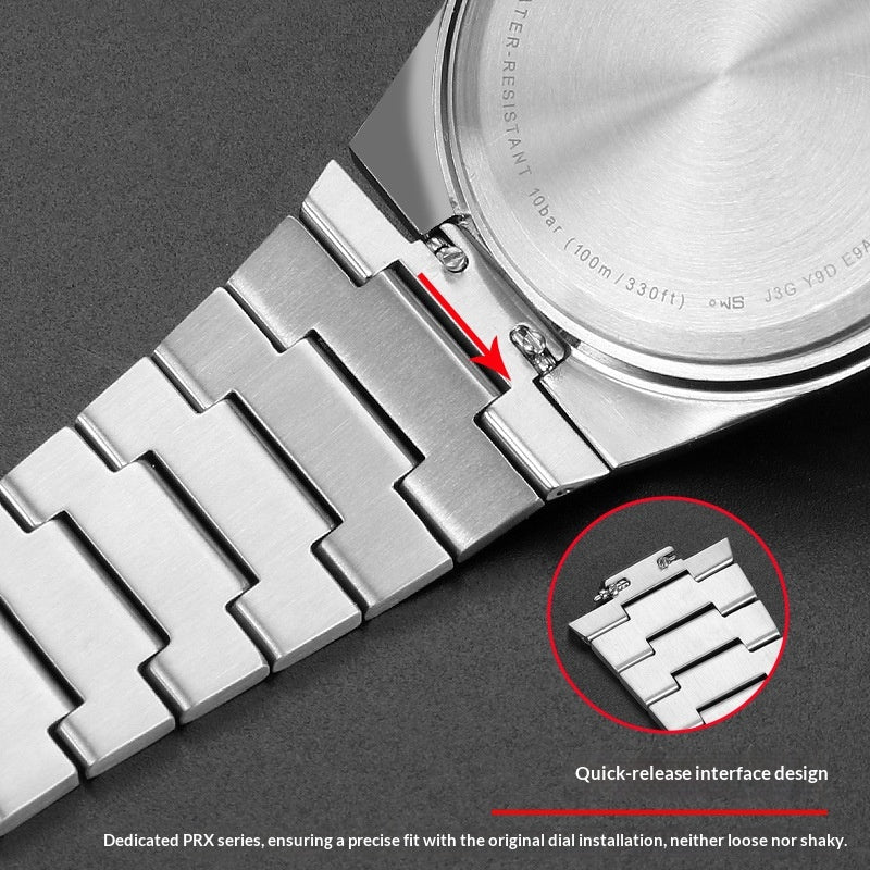 Men's Business Stainless Steel Chain Steel Watch Strap Accessories