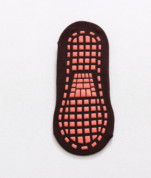 Non-slip Cotton Yoga Trampoline Floor Socks