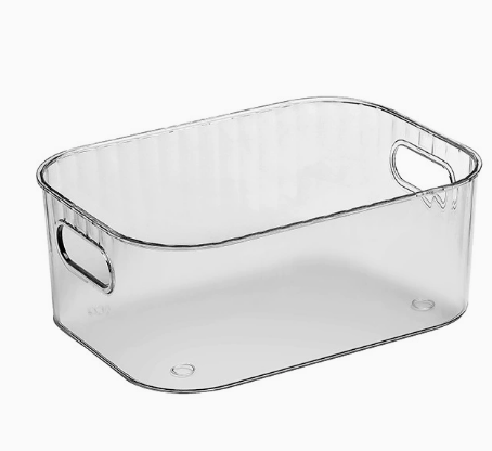 Light luxury storage box-24 * 17 *9cm-transparent-PET-1 piece
