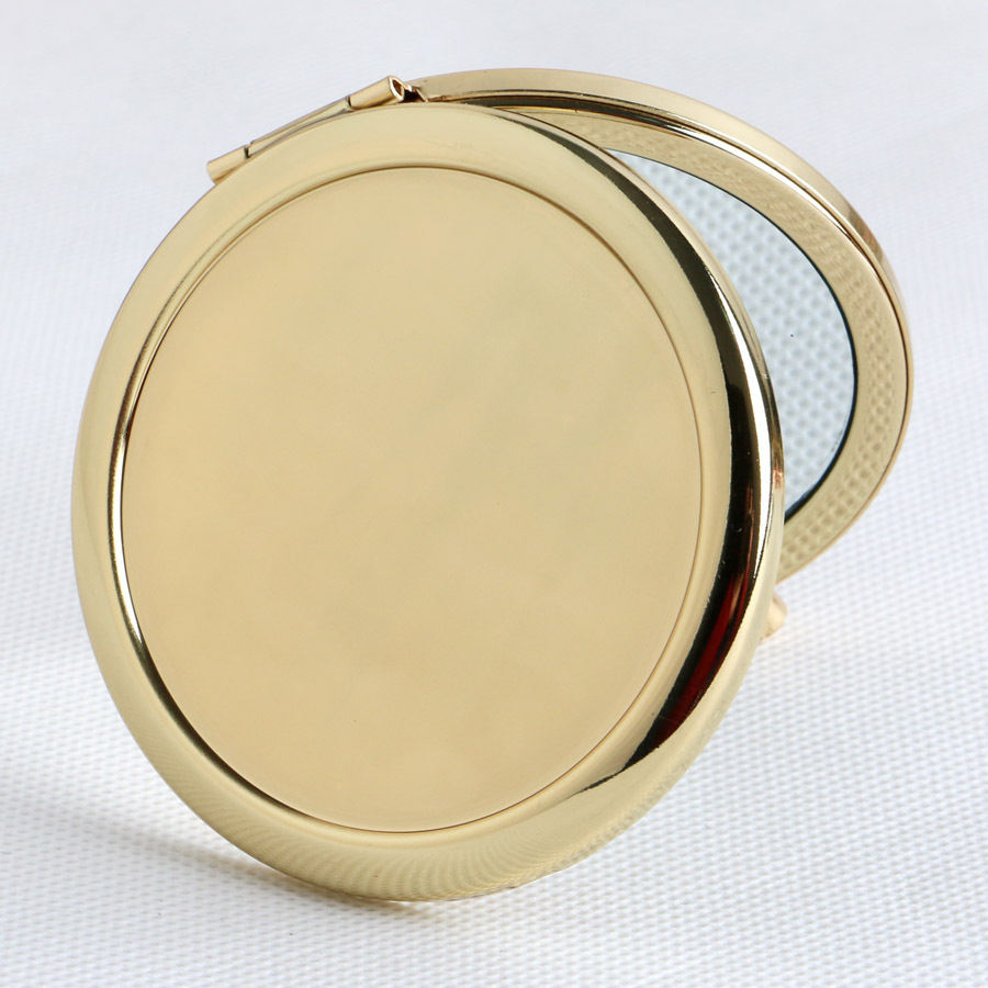 Double-sided Folding Metal Makeup Mirror