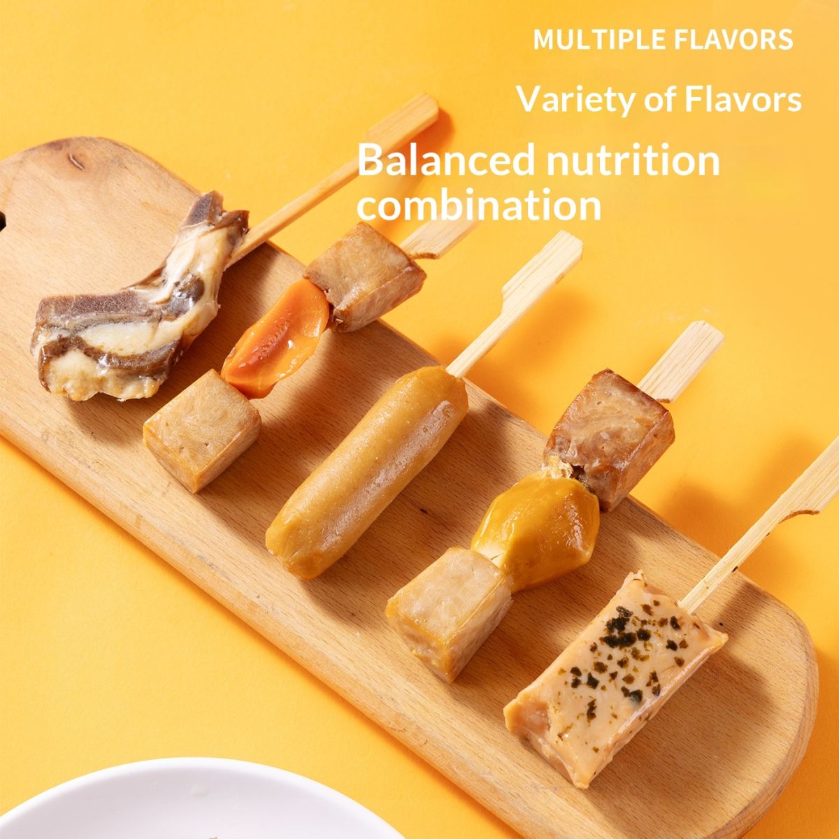 New Pet Treats Dried Meat Skewers Oden Sticks