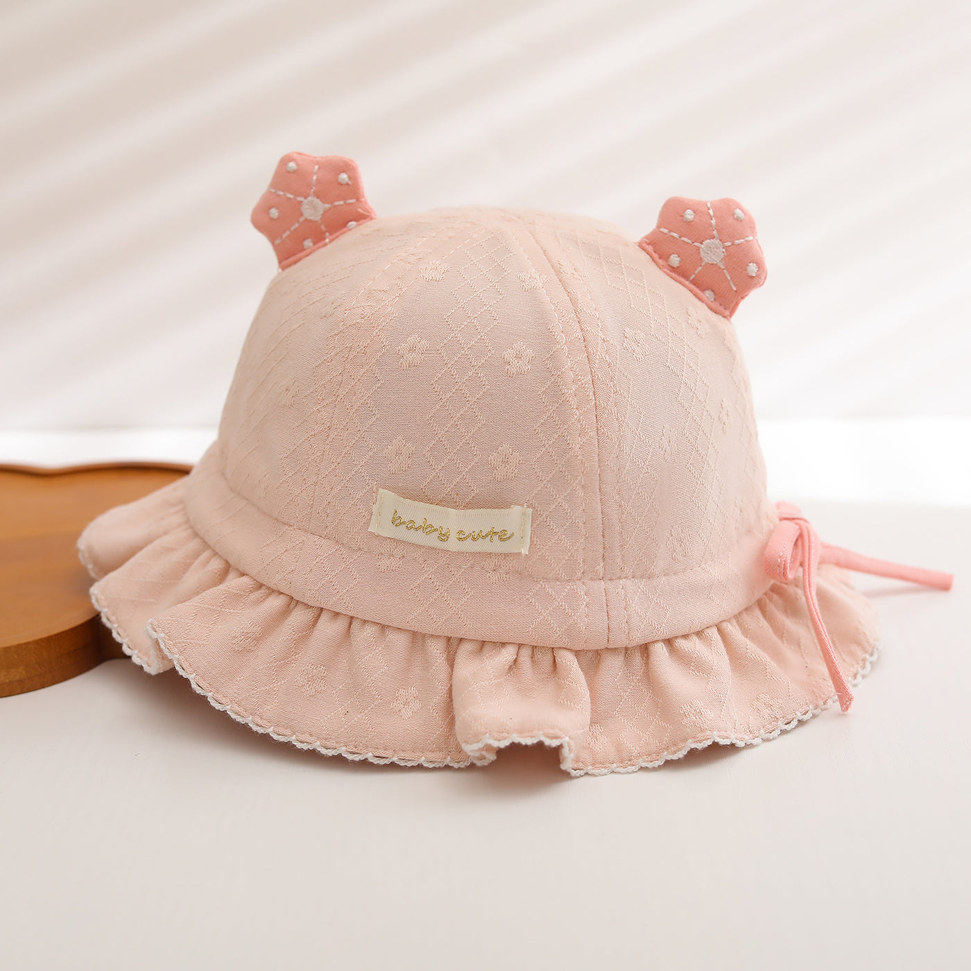 New Men's And Women's Boho-style Three-dimensional Star-shaped Lace-trimmed Hat With Floral Fabric And Frilly Edges, A Sweet And Fresh Style, Suitable For Daily Outings.