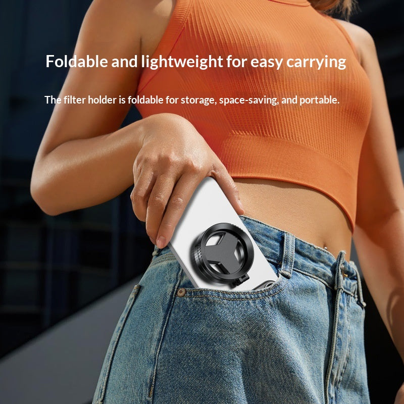 Mobile Phone Polarizing CPL Magnetic Filter Eliminates Reflections