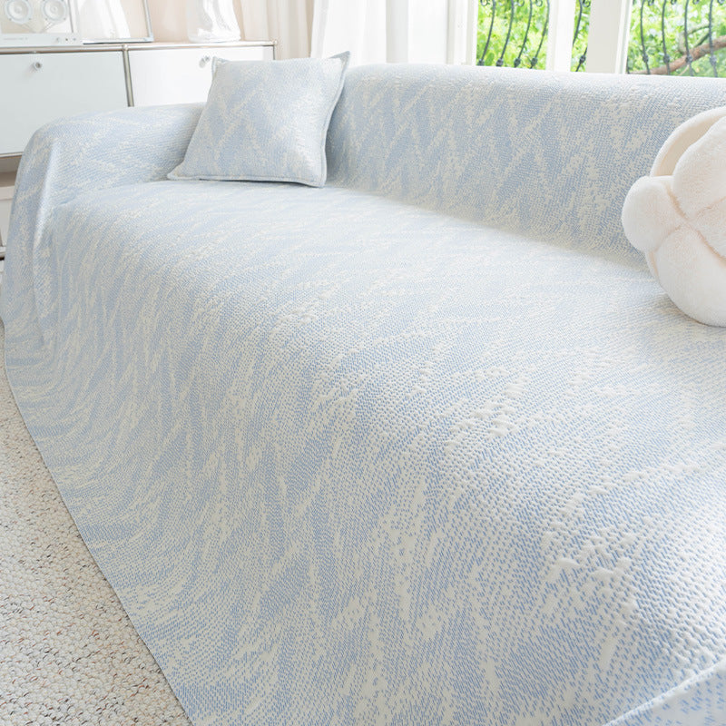 Cooling Ice-Silk Sofa Cover Summer Sofa Slipcover