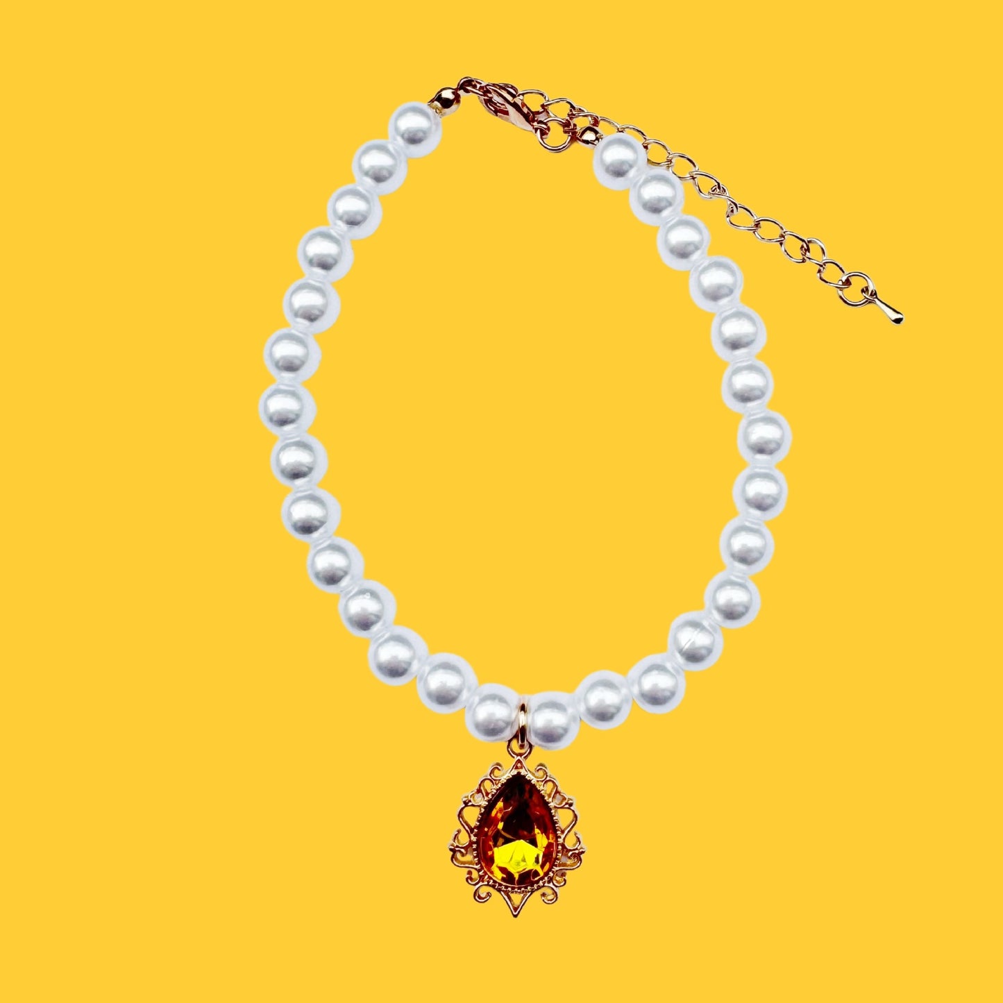 Court-style Crystal Zircon Vintage Pearl Fashion Choker
