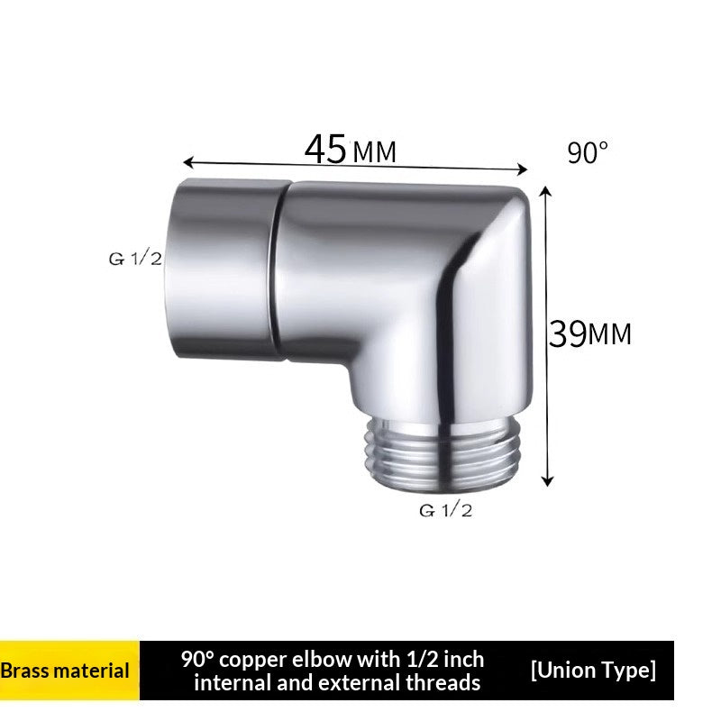 Bathroom Accessories Self-rotating Anti-tangle Showerhead Adapter