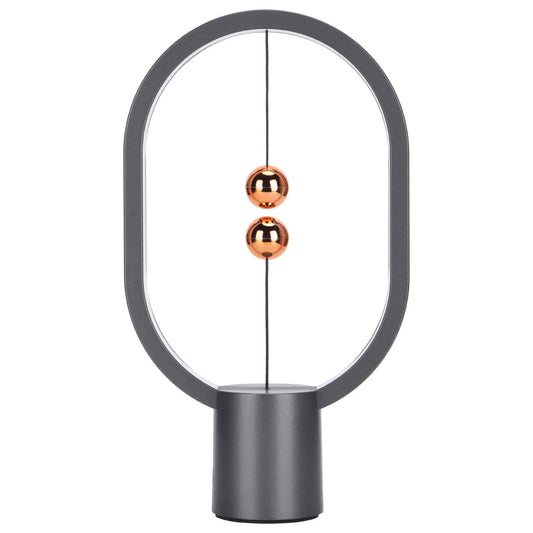 Balance Lamp USB Smart Magnetic Absorption Half Air Switch LED Desk Light Ornaments
