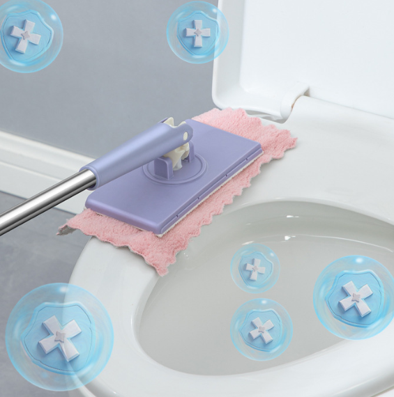 Hot Selling Lazy Mop, Can Clip Disposable Face Towels, Mini Cleaning Mop For Bathroom & Home Use