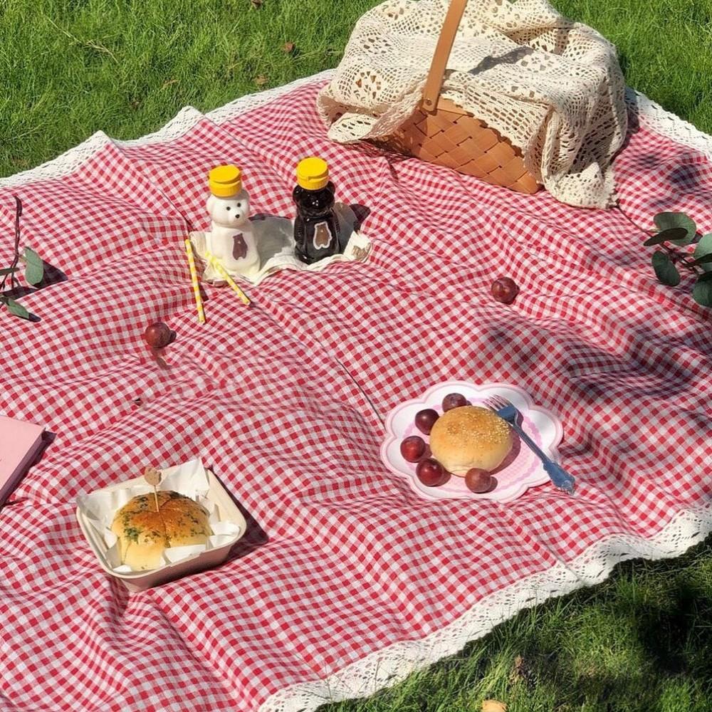 Yellow Picnic Mat Outdoor Tablecloth Camping Ground Mat