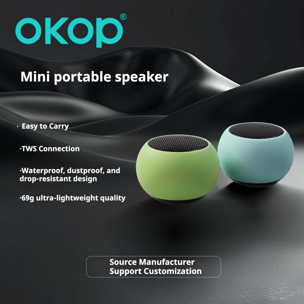 KP-579 Hot-selling Macaron-style Bluetooth Speaker Mini Portable Outdoor Speaker With Powerful Bass High Volume And TF Card Support