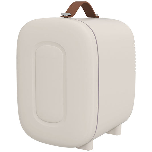 Mini Kühlschrank Kühlschrank Beauty Fridge, 4 L Fassungsvermögen, 20,3 X 26,3 X 28 Cm, Cremeweiß