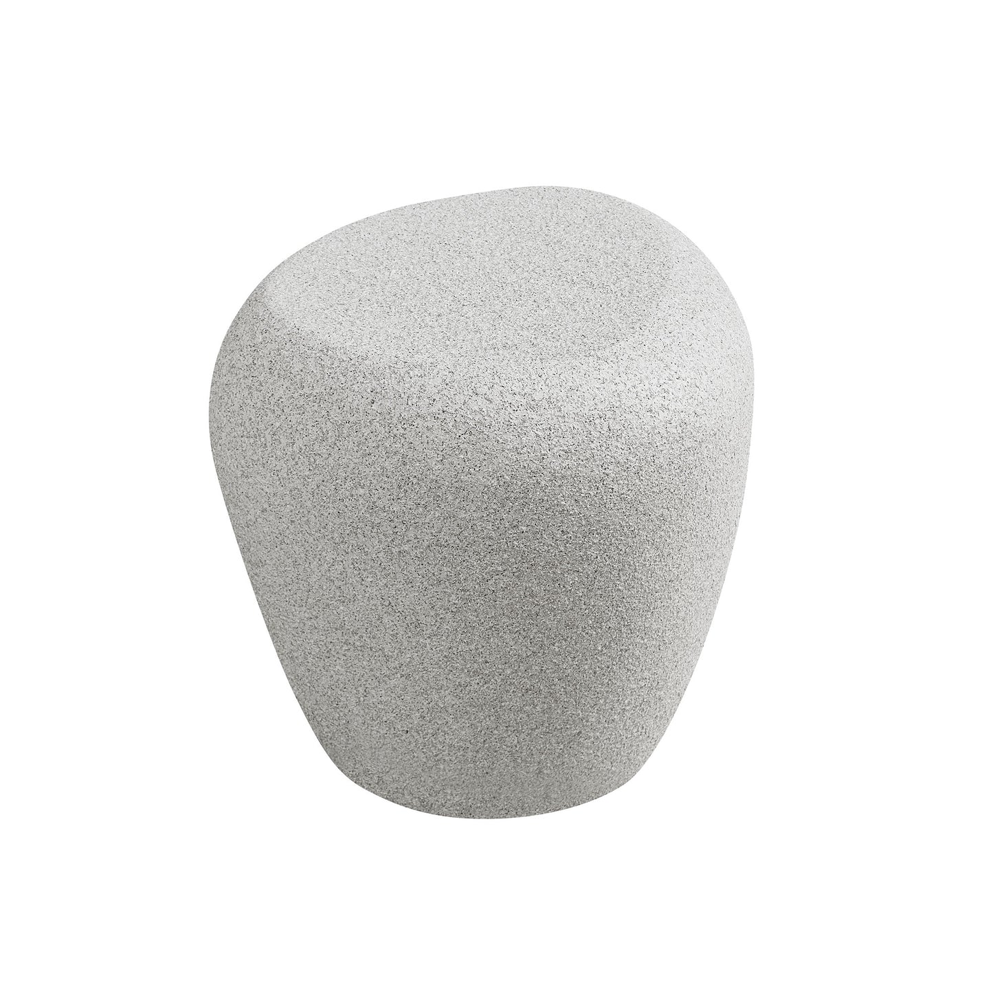 19.29 Inch Irregular Fiberglass Side Table  Durable, Scratch-Resistant & Waterproof End Table For Living Room,Apartment,Office
