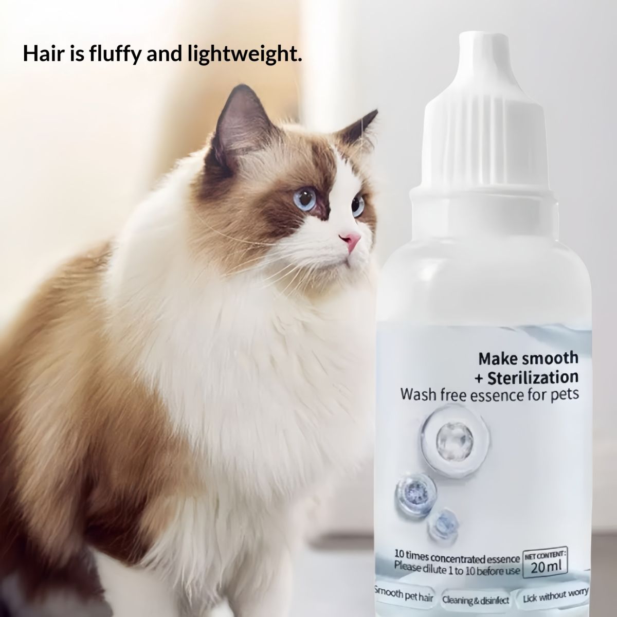 Pet Supplies No-Rinse Cleaning Shower Gel