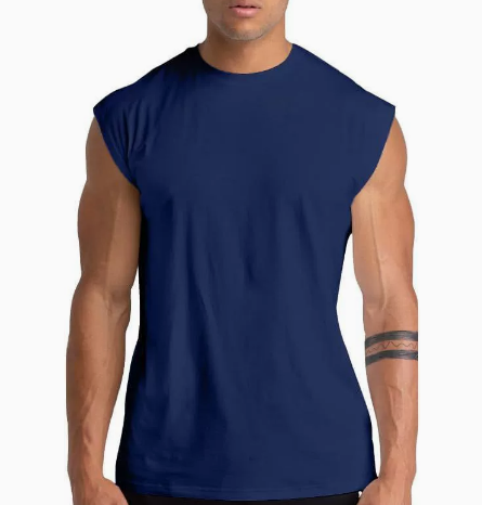 Men's Fitness Summer Sleeveless Vest With Reflective Stripes On Back, Direct From Factory, Casual Vest