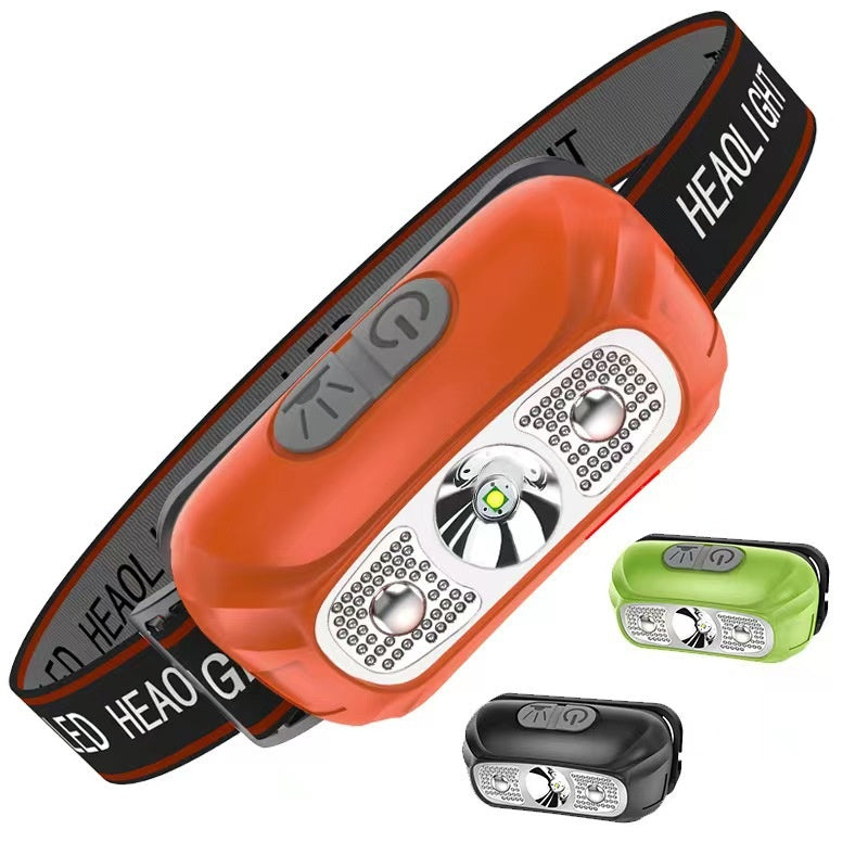 Charging Powerful Light Hand-Waving Waterproof Fishing Lamp Flashlight With Built-in Lithium Battery