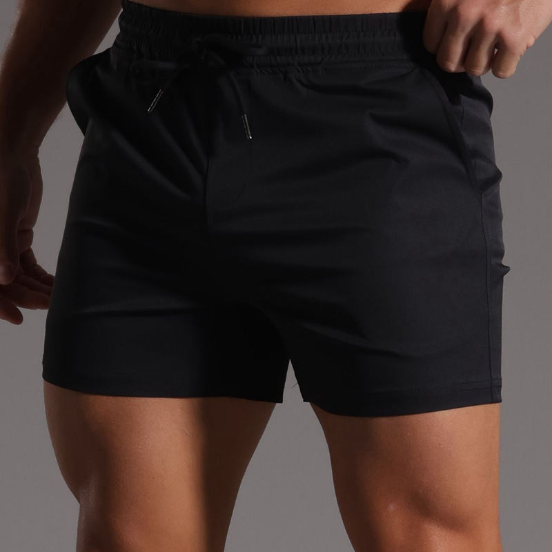 Mens Sporty Casual Fitness Drawstring Shorts
