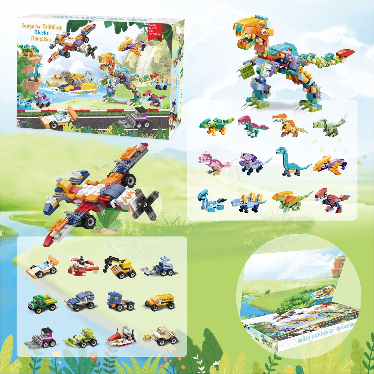 Christmas Tree Building Blocks Christmas Blind Box Christmas Gifts