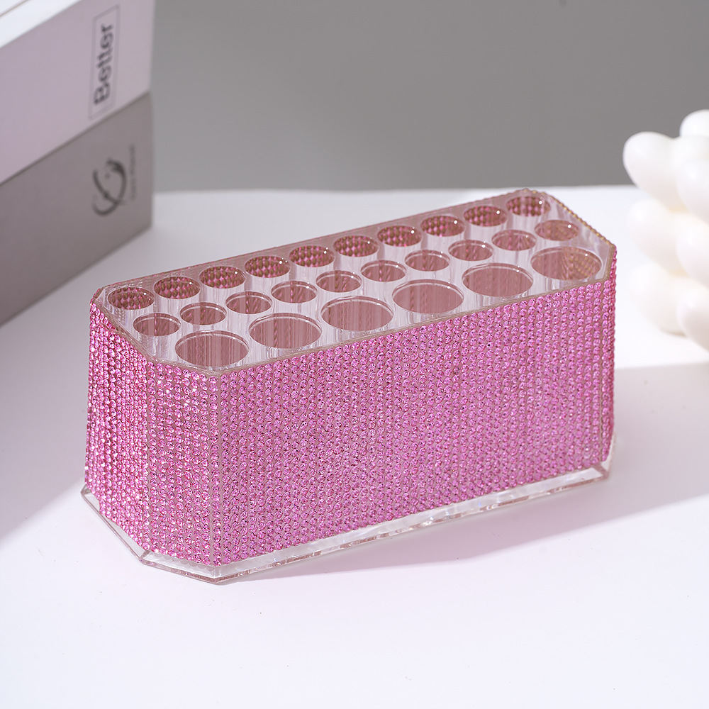 Household Diamond Makeup Pen Holder
