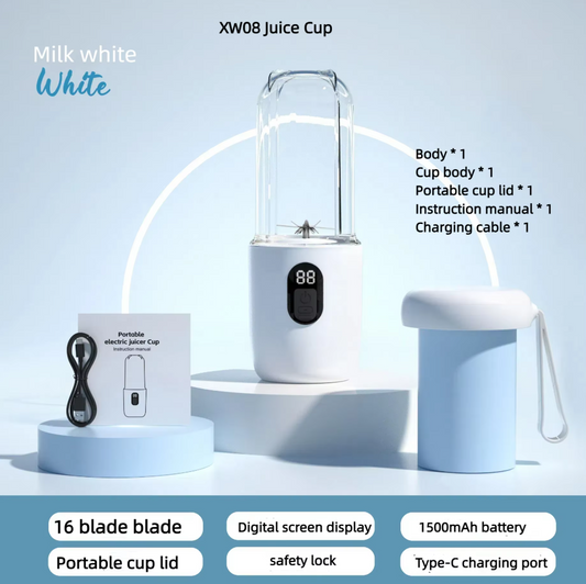 Small Household USB-charged Portable Juicer, Outdoor Electric Travel Cup, Freshly Juiced Juicer