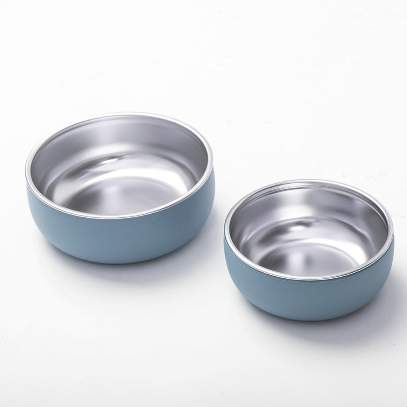 Stainless Steel Silicone Baby Feeding Set Suction-Cup Baby Solid-Food Tray Bowl Fork And Spoon Dinnerware